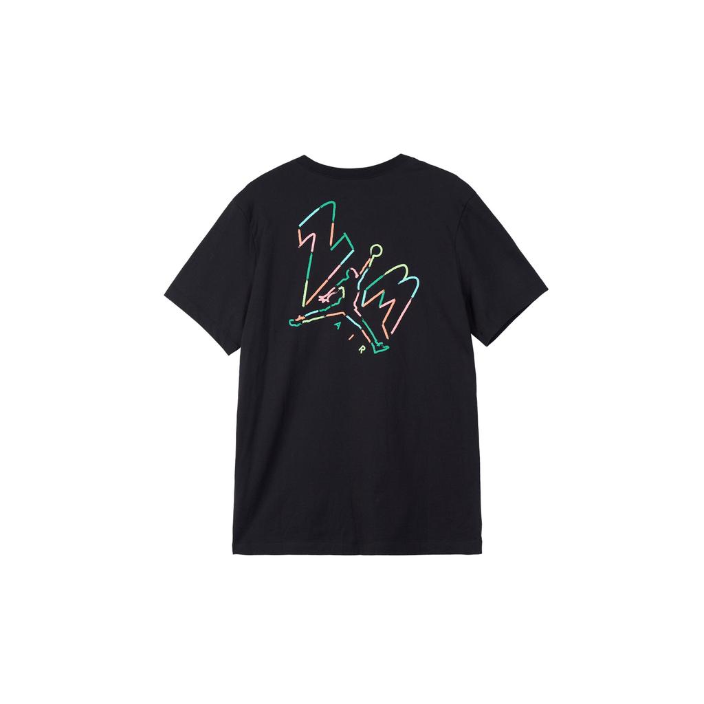 Jordan T Shirts Men's Black Crew Neck Moderate Straight Fit DC4829-010