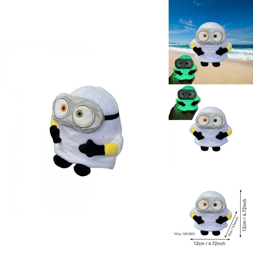 Entzückendes Leuchtendes Minion Plüschtier Stehende Figur Weiche Stoffpuppe 12cm