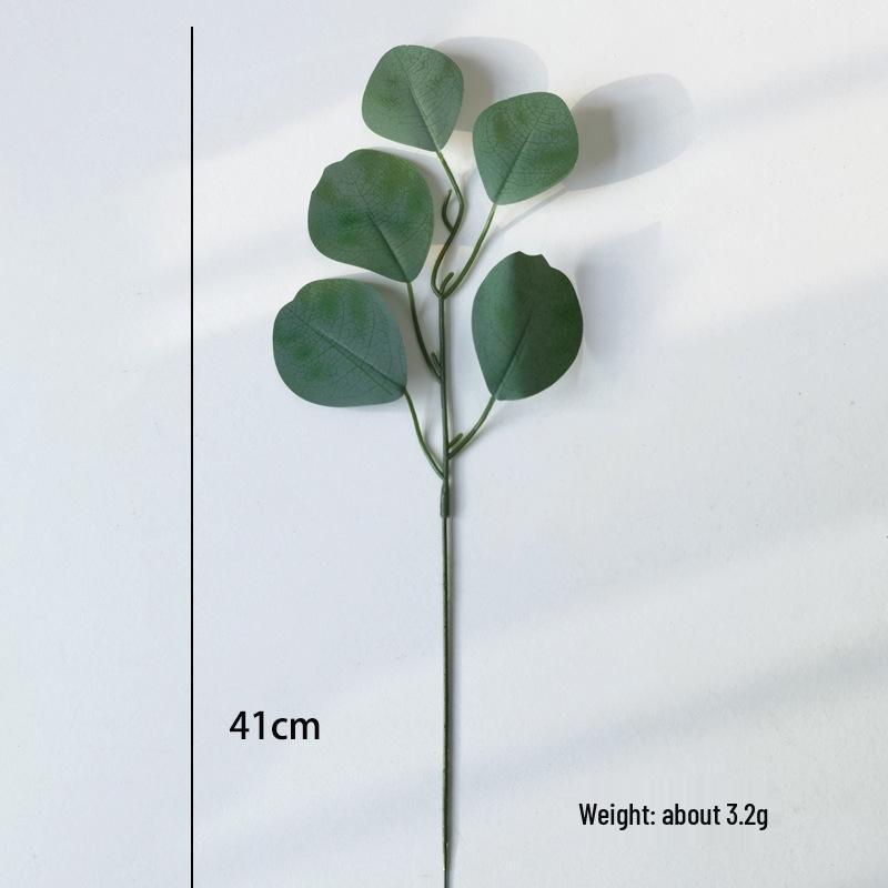 Artificial Eucalyptus Silver Dollar Stems - Decorative Greenery & Simulation Leaves