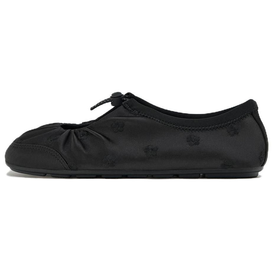 Zara Vintage Comfortable Buckle Adjustable Closure Sports Ballet Casual Flats Women Flats Black 15213510800