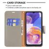 Geeignet für Samsung M53 Handy-Lederhülle A03S einfarbig Lychee-Muster Karten-Schutzhülle S21FE Handschlaufe Halterung