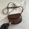 Women S Vintage Saddle Bag Small Pu Crossbody Shoulder Bag Fashionable Versatile