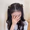 2pcs Small Size Bangs Grip Clip Fluffy Broken Hair Claw Women Girls Bangs Side Clip Hair Claw Small Size Bow Hair Clip Headdress