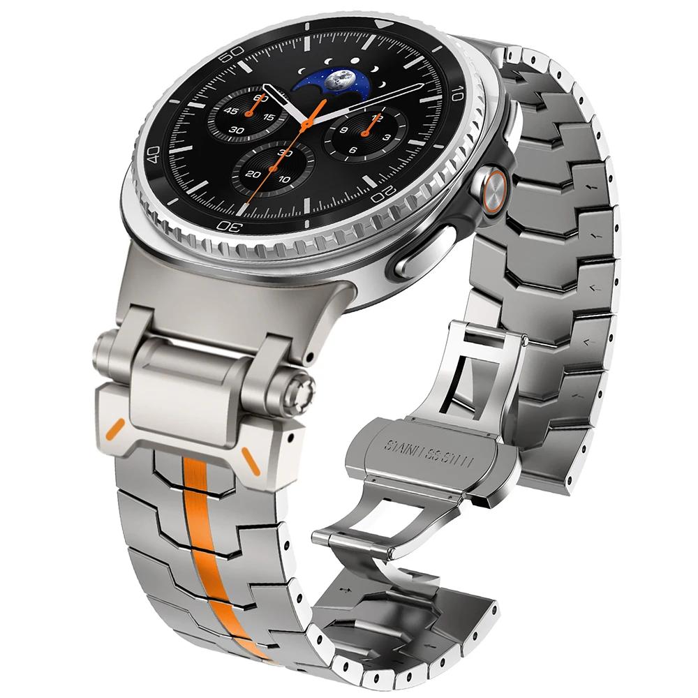 Stainless Steel Bracelet for Samsung Galaxy Watch 8 8 Classic 46mm 44mm 40mm Metal Band For GALAXY Watch Ultra 2025 47mm Straps
