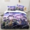 3D Anime Puella Magi Madoka Magica Bedding Set Printed Single Comforter Quilt Bed Cover Pillow Case 3 Pieces Set Kids Adult Size