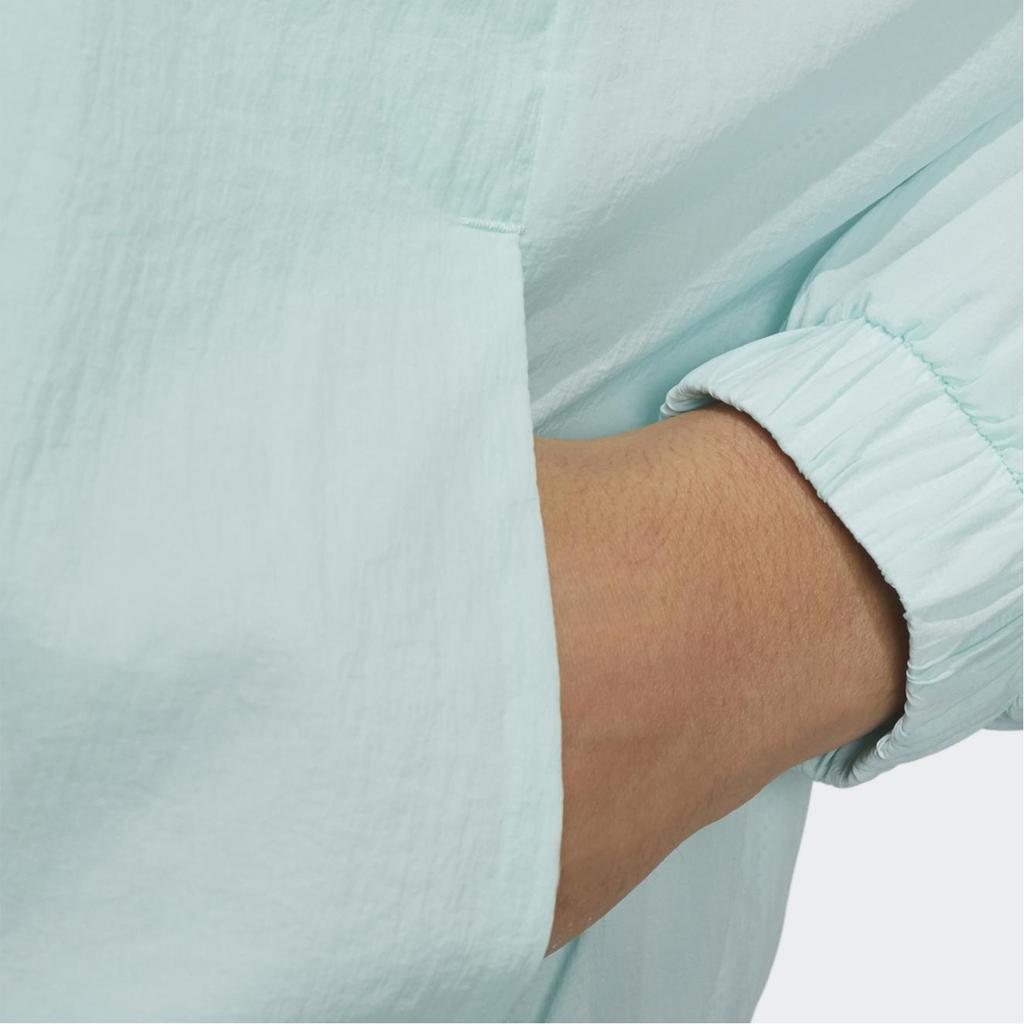 adidas Neo Women's White Green Colorblock Casual Sports Sun Protection Jacket GP5424