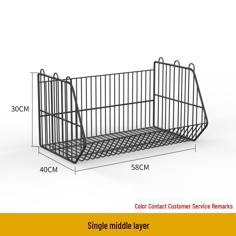 Multi-Layer Stackable Display Basket for Snacks & Vegetables