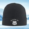 Route Sign Iconic Road Unisex Women Unisex Knitted Hat Beanie Pullover Cap Winter Thermal Warm Christmas Outdoor Cycling Hiking