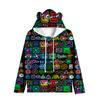 Dětská mikina Angry Geometry Dash pro chlapce Dívčí mikina Harajuku Streetwear Hip Hop Kawaii Cat Ear Pullover s kapucí