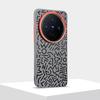 Magnetische Zuigtelefoonhoesje voor Honor Magic 8 Pro Geometrische Graffiti Geschilderde Lederen Cover voor Honor Magic 7 Pro 7RSR Harde Schaal