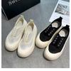 Breathable mesh shoes, round toe platform shoes, sneakers, versatile casual shoes, women's shoes
