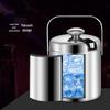Hanyou Portable 304 Stainless Steel Double-Layer Ice Bucket 2.8L
