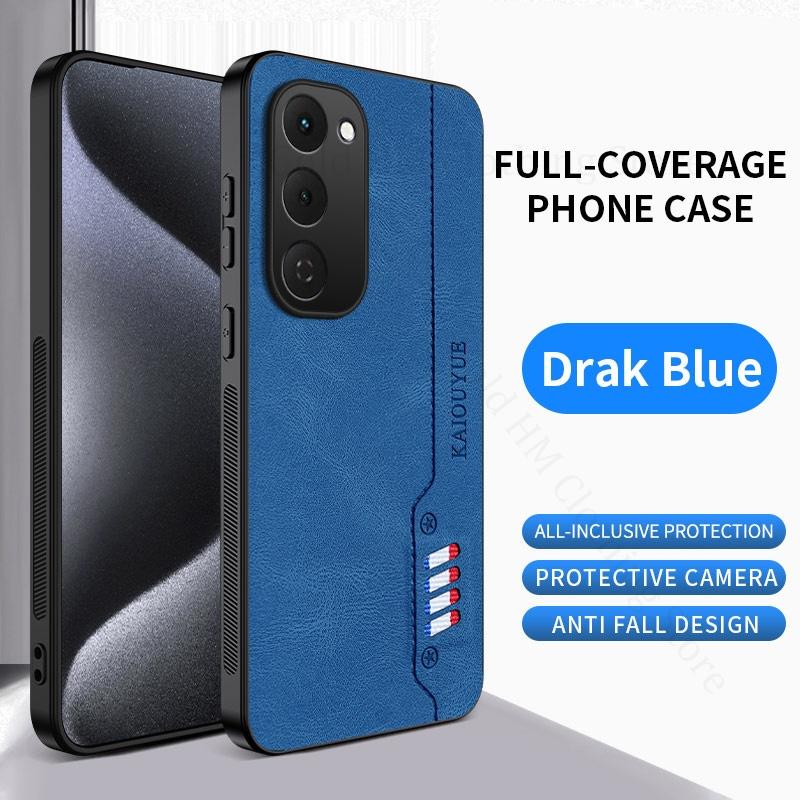 Luxury Nappa Leather Phone Case For Tecno Spark 40 Pro Plus Soft Silicone Bumper Protection Cover For Spark 30 20 40 Pro Go 2024