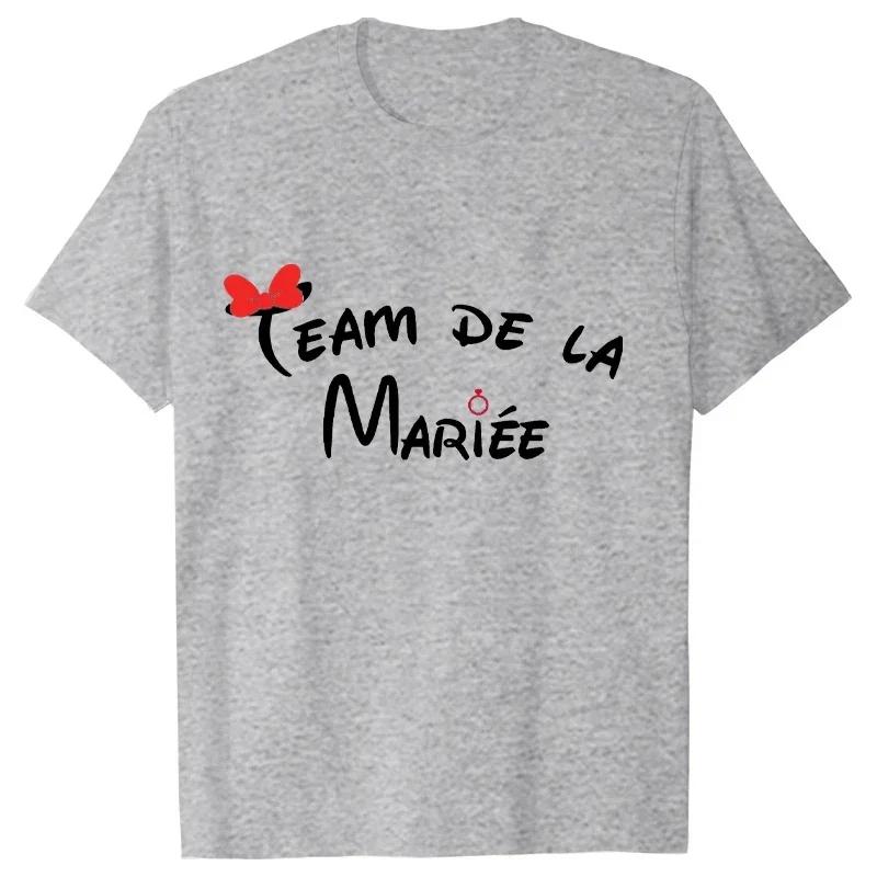 

Унисекс Футболка Будущая Невеста Французские Подруги Девичник Свадебная Вечеринка Футболки Женская Рубашка Evjf Команда Невесты Отряд Топы Футболка для Девичника 4XL