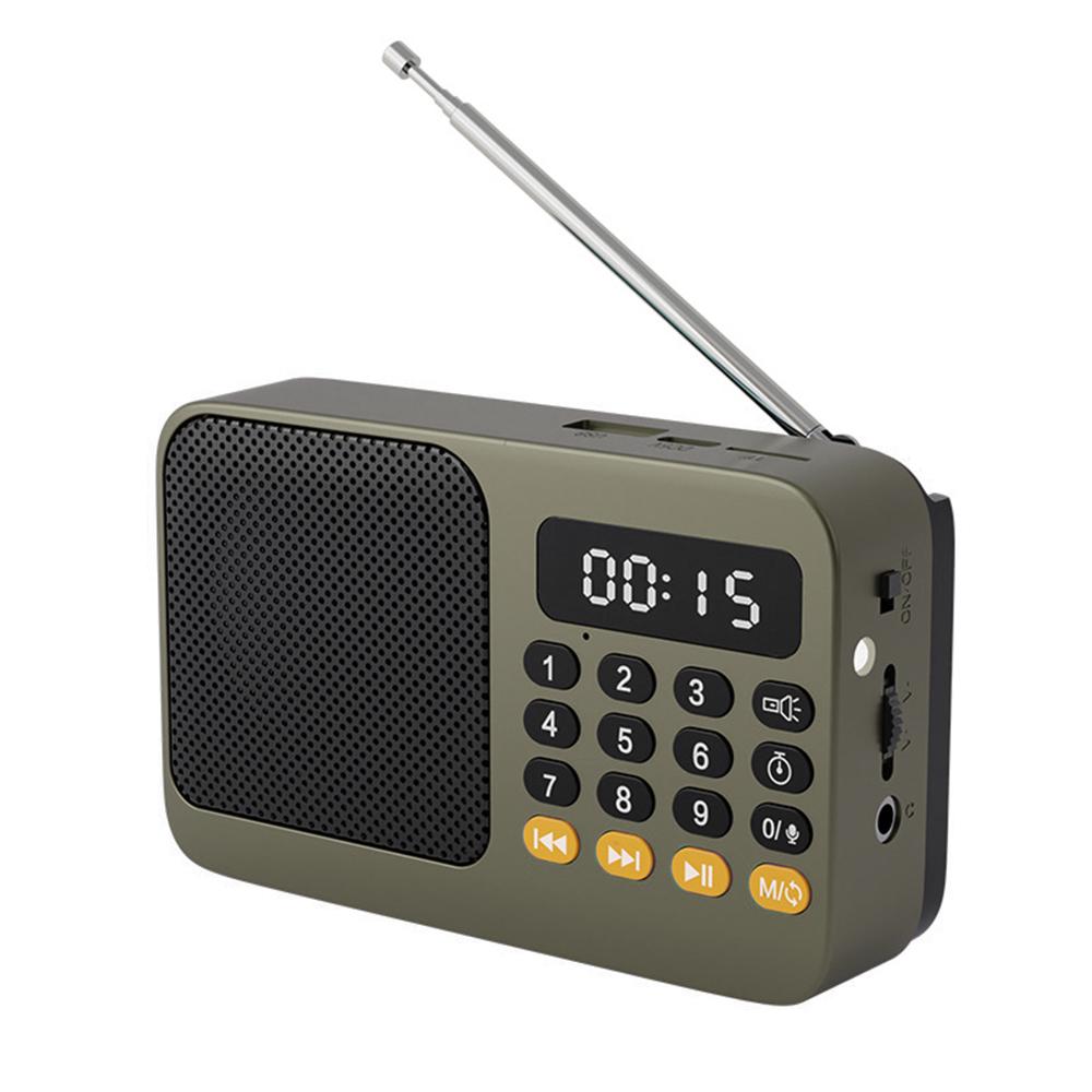 

Ручний цифровий FM USB TF MP3-плеєр з можливістю зарядки, портативне радіо, музичний плеєр, пристрої-динаміки, аксесуари з LED-дисплеєм, радіо