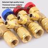 Refrigeration Charging Valve Air Conditioning Adapter for R410A R22 1/4" Liquid Safety Liquid Valve Hose R22 Copper Adapter Hand
