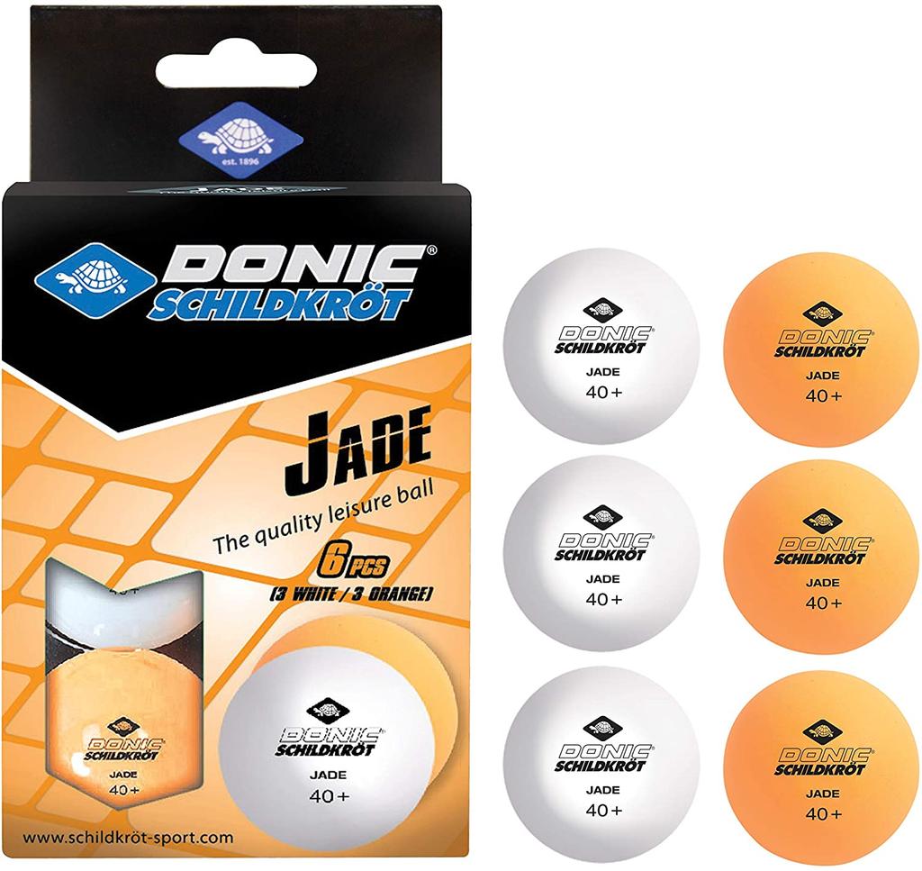 SCHILDKROT Jade Poly 40+ Table Tennis Balls 6 pcs