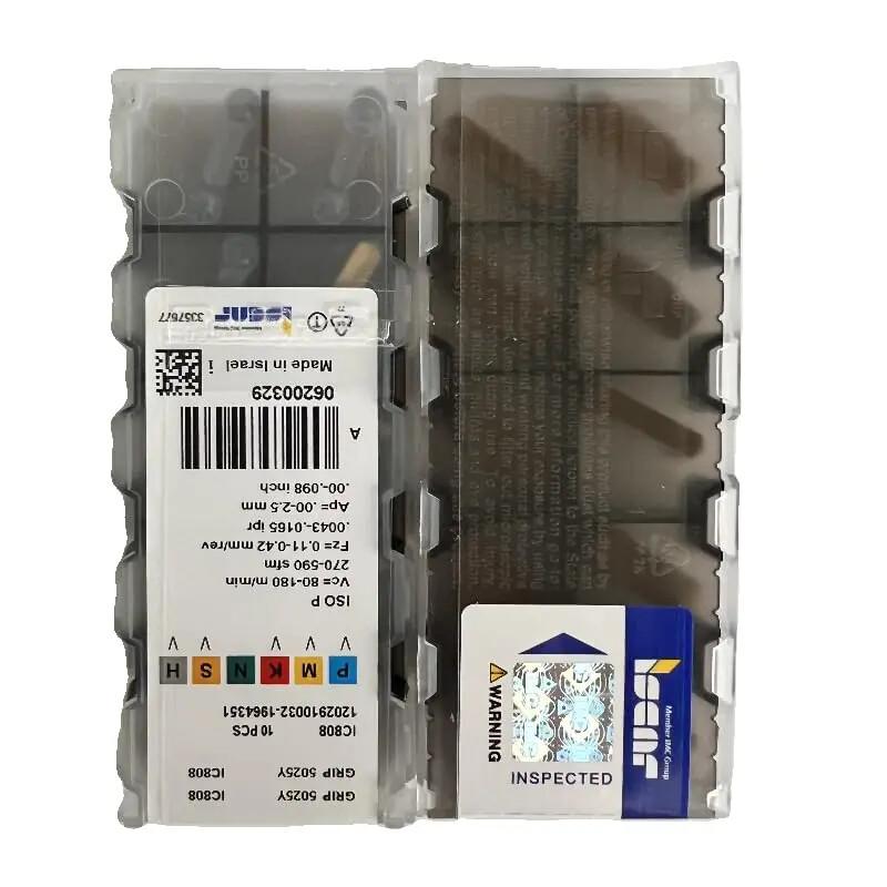 

ISCAR / GRIP5025Y IC808 Industrial indexable carbide inserts 10 Pcs