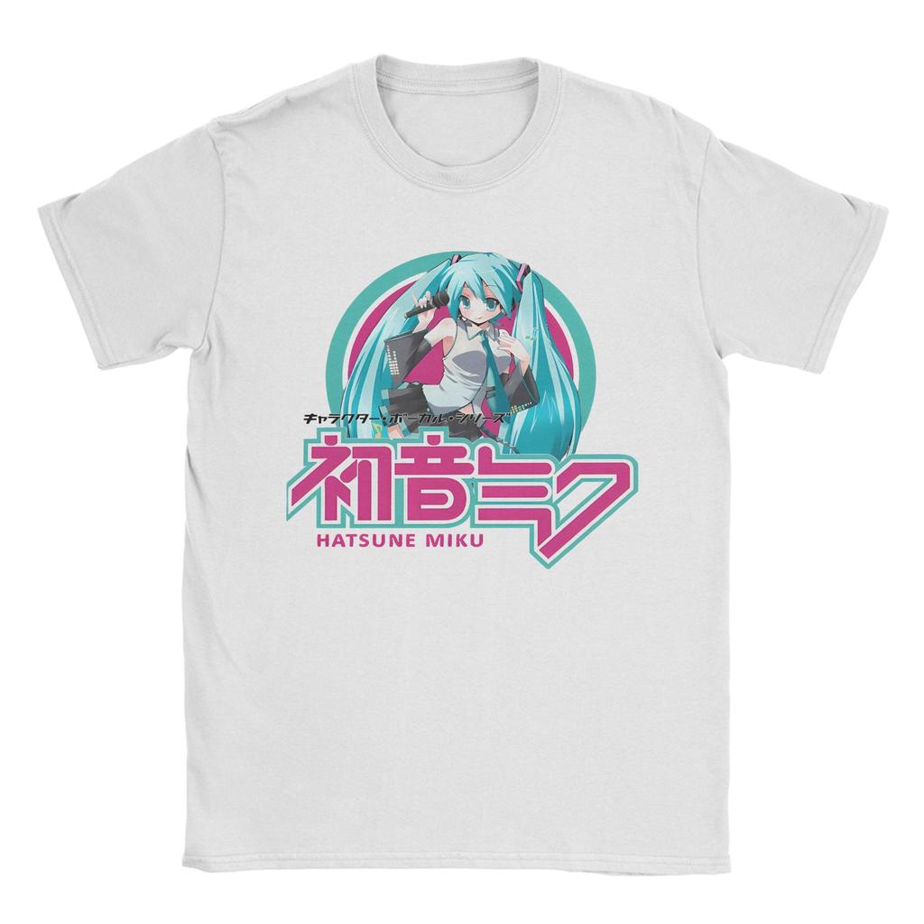 The Diva Hatsunes Mikus T Shirt for Men Women Cotton Novelty T-Shirt Round Collar Tee Shirt Short Sleeve Tops Plus Size
