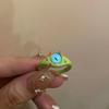 Black Cat Monster Ring - Cute Cartoon Jewelry for Couples