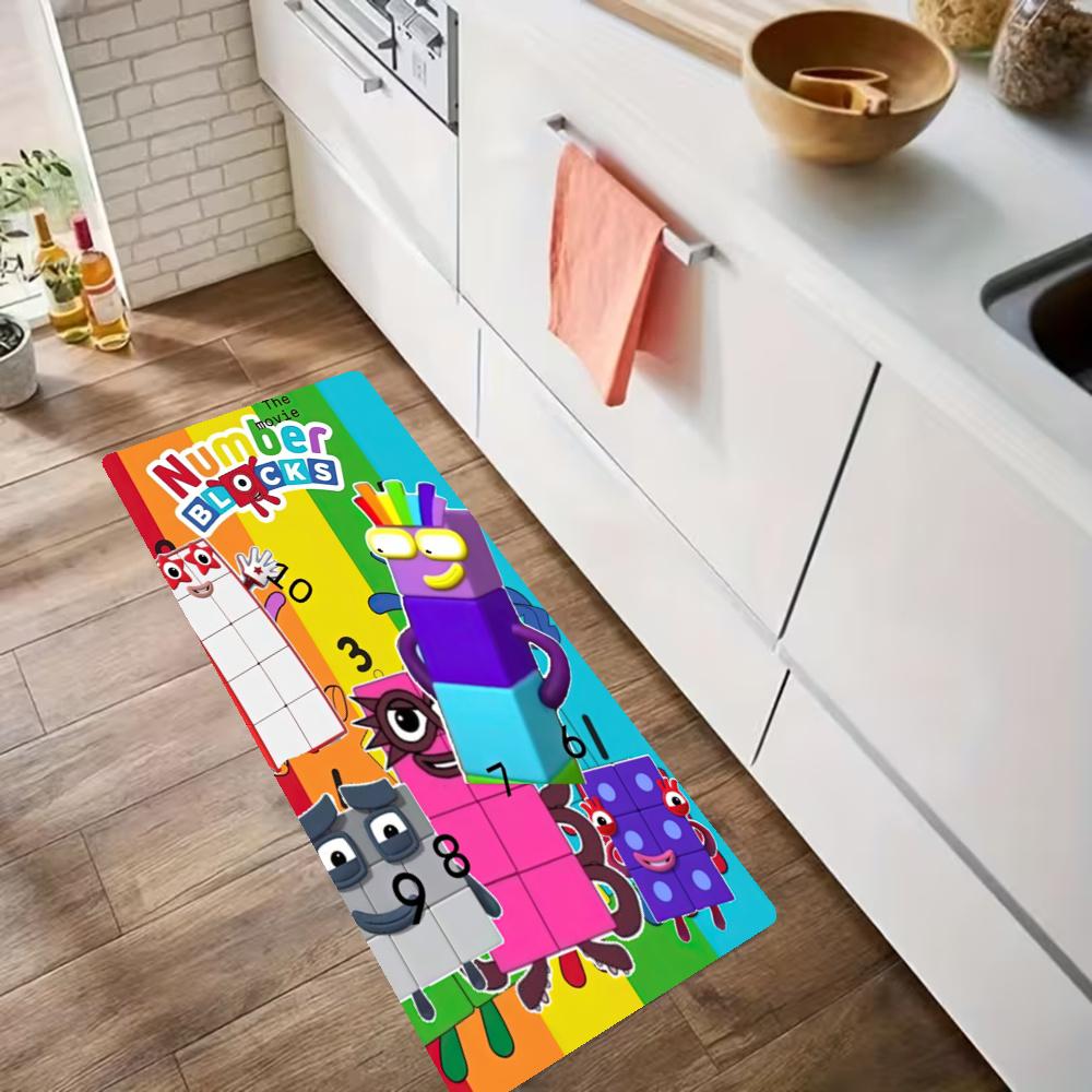 Numberblocks Kitchen Carpet Nonslip Floor Mat Ideal For Indoor And Outdoor Entryway Door Mat Laundry Room Bathroom Foot Mat