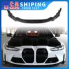BMW G80 M3 G82 G83 M4 2021-2025 3PC V-shaped Bumper Guard Body Kit Cover, with Original Carbon Fiber Texture Front Bumper Lip