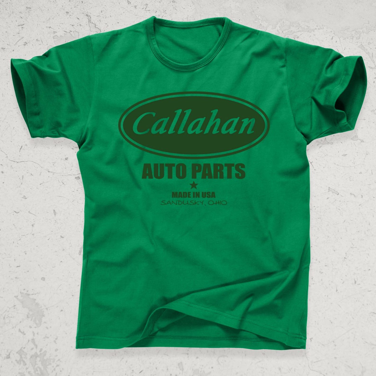 Callahan Auto Parts Shirt – Tommy Boy Black Sheep SNL Saturday Night Live Callahan Auto Parts Comedy Tee T Shirt 2XL
