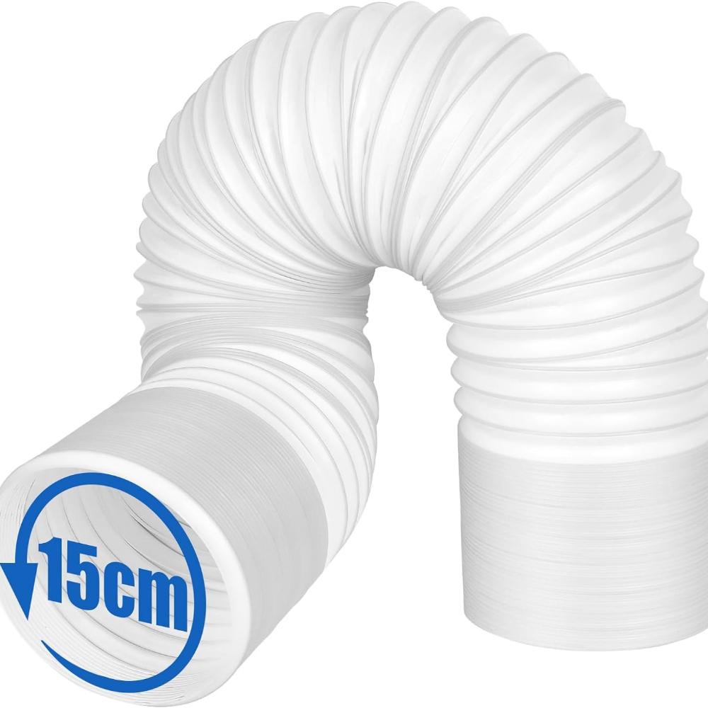 Exhaust Hose 150mm, 2m White PVC Hose For Air Conditioning / Exhaust Hose / Exhaust Hood