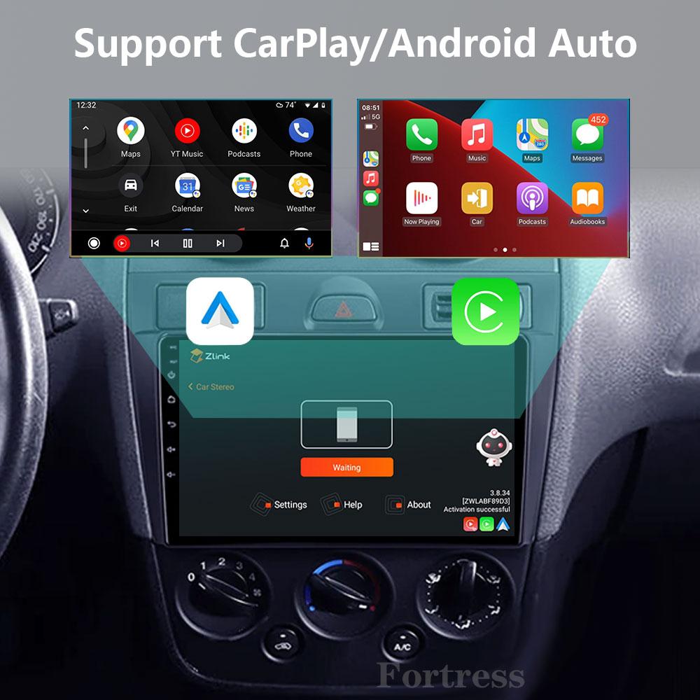 For Ford Fiesta Mk VI 5 Mk5 2002 - 2008 Car Radio Multimedia Video Player Navigation Stereo GPS Android14 No 2din 2 Din Dvd