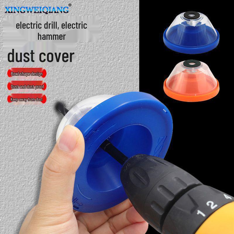 Electric Drill & Hammer Dust Collection Bowl - Dust Prevention & Ceiling Drilling Accessory