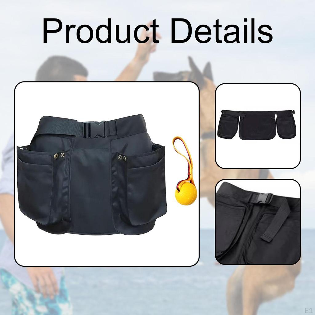 Avental de Adestrador de Cães Pet Cintura com Bolsos Grandes Roupa de Trabalho Cinto de Ferramentas Impermeável