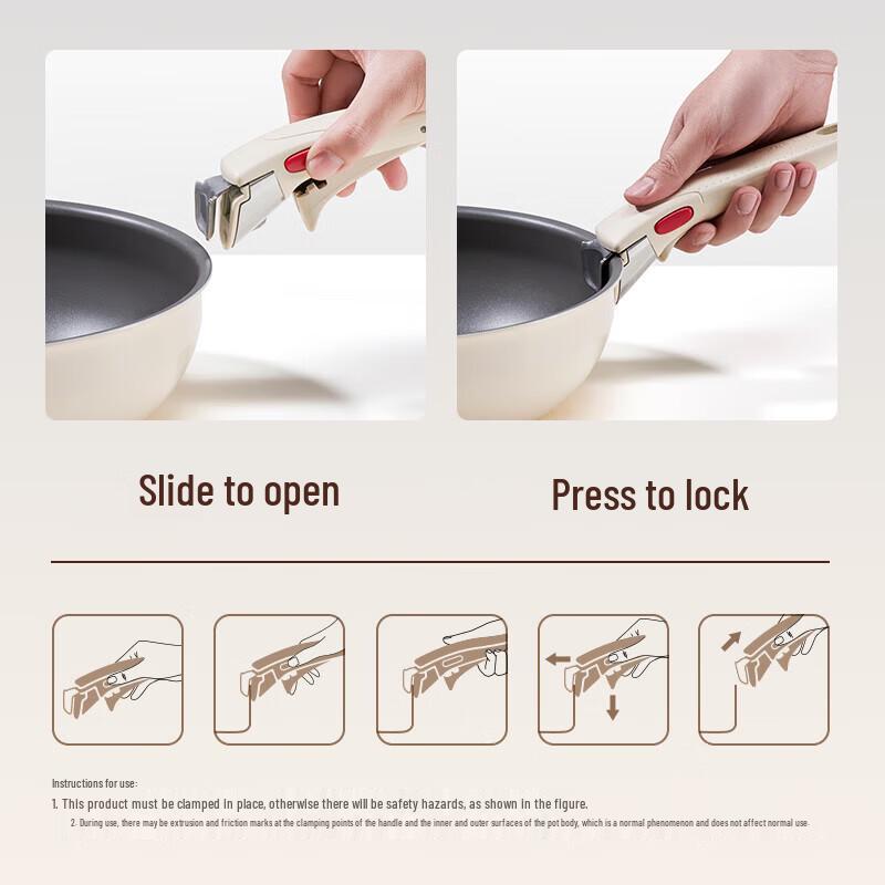 Supor Detachable Handle Non-stick Cookware Set