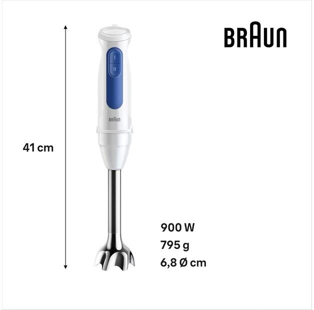 Immersion Blender Braun MQ 30001 M MultiQuick 3 (0X22111540)
