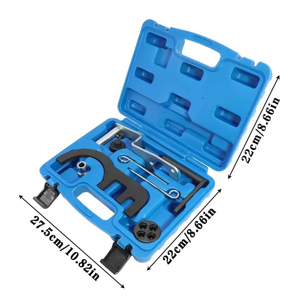 Kit de Ferramentas de Sincronização de Corrente de Comando 9 Peças Pegada Ergonômica Confortável Kit de Ferramentas de Sincronização com Retenção de Comando para Veículos Trailer RV