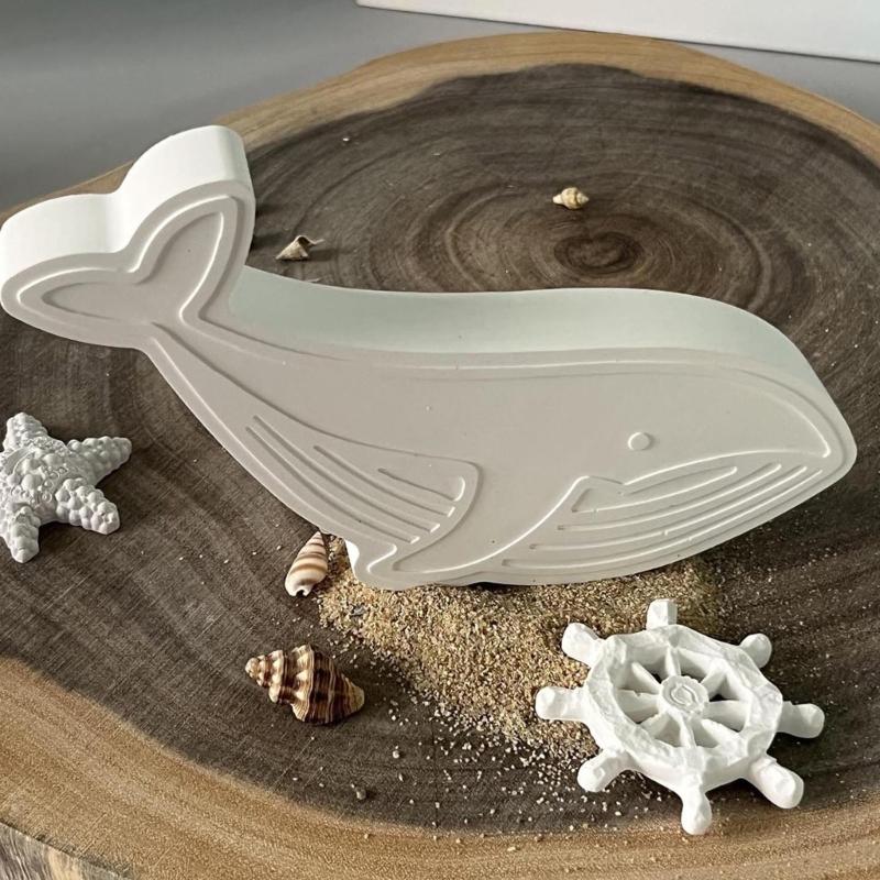 Tierform Silikonformen Gipsformen Epoxidharzformen Süße Wal Kerzenformen Schmuckformen Gießformen
