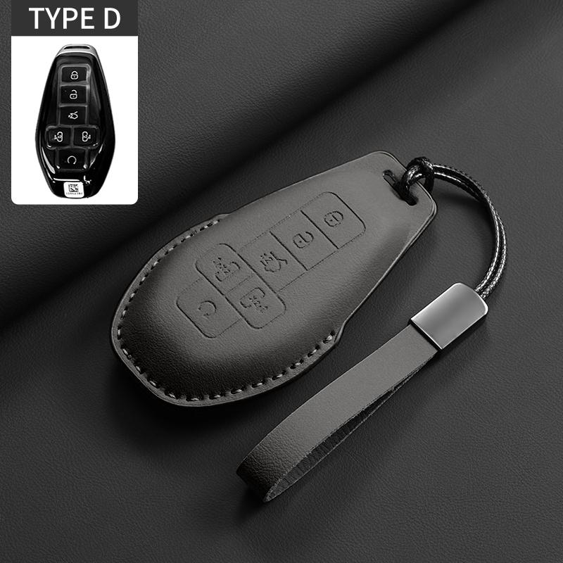 

Original Color Car Key Shell For DENZA D9 EV DM N7 N8 Anti-Scratch Durable Protecter Car Keychain Cover Case Garnish Accessories