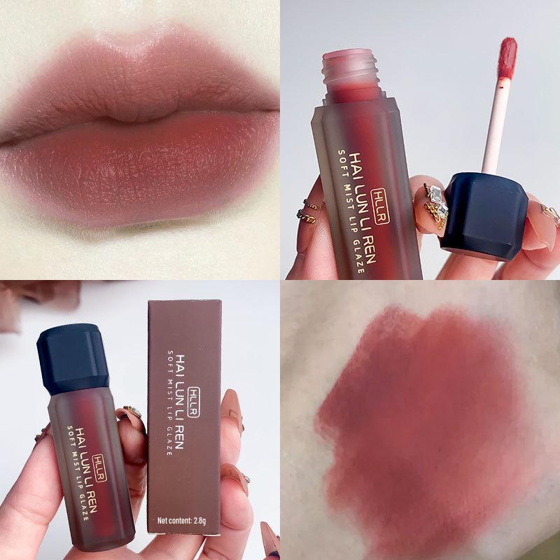 Helen Liren Air Soft Mist Lip Glaze: Long-lasting Velvet Matte Lip Gloss.