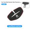1pcs Car Seat Belt Buckle Cover Suede Protector Anti-collision For Volkswagen VW Polo Jetta Sagitar Magotan Passat B5 B6 B7 CC