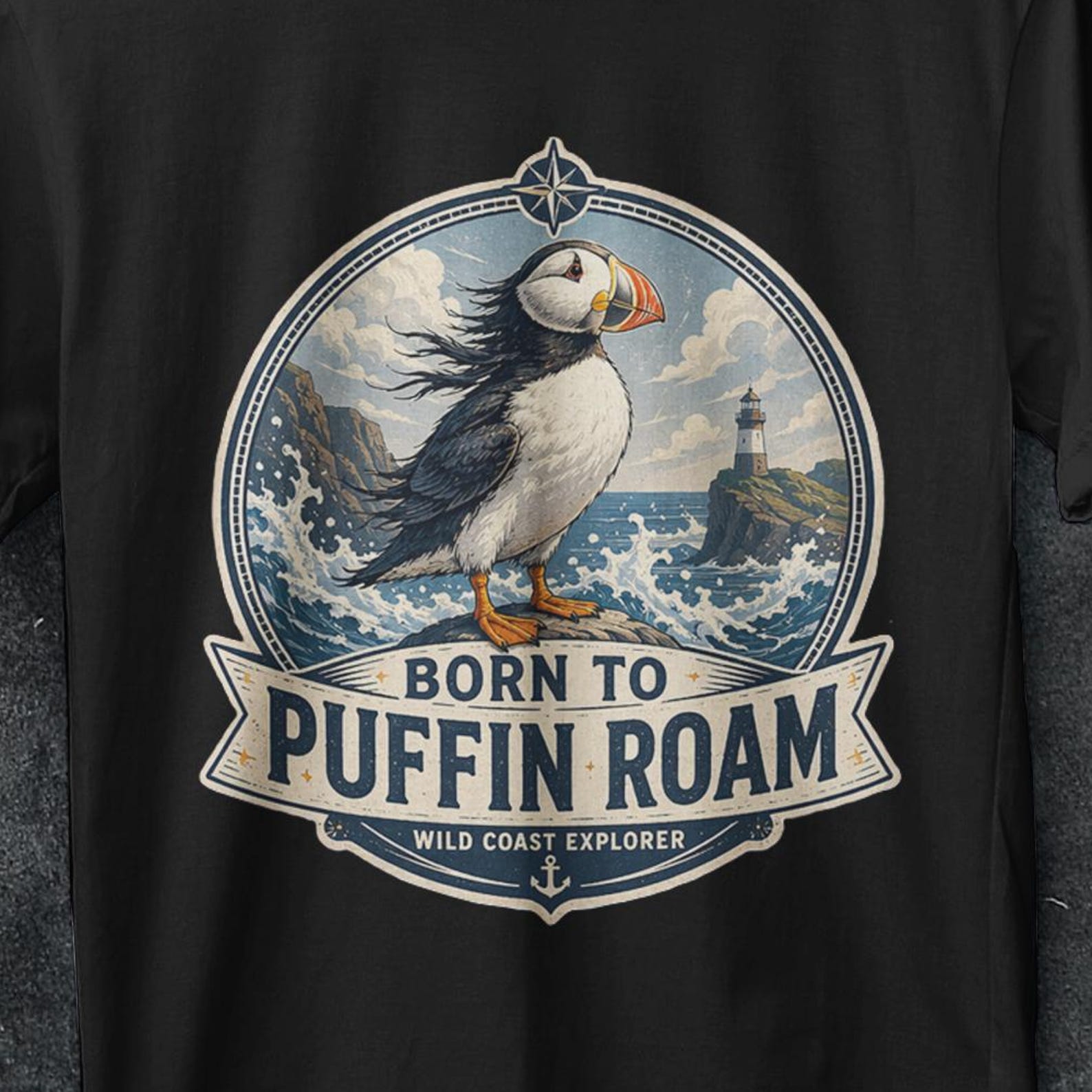Puffin T Shirt, Bird Lover shirt, birdwatching gifts, bird lover gifts, Vintage Puffin, Bootleg shirt, Puffin Gifts, Puffin Lover Gift 3XL