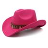 Daily Wear Gentleman Hat Wool-Poly Jazz Cap New Cowboy Hat  Unisex