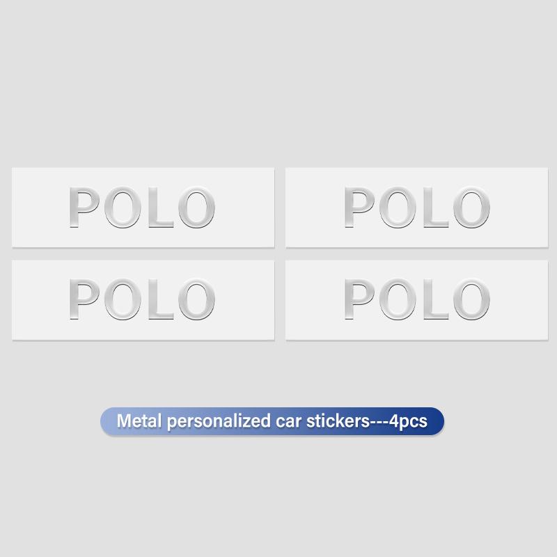 Car Badges Metal Stickers Interior Styling Decoration Sticker For Volkswagen VW Golf Jetta Passat mk4 mk5 mk6 CC B5 B6 B7 Golf 4