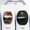 4 pieces Car door lock buffer silicone rubber pad accessories Stickers for Cadillac Escalade DTS XT5 XTS ATS BLS CT4 CTS SLR SLS