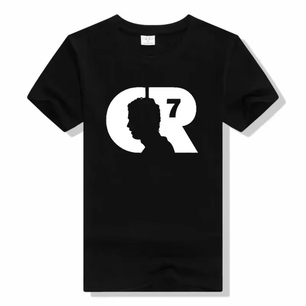 Boys Summer T-Shirt Cristiano Ronaldo T-Shirt Fashion Outdoor Leisure Training Sports T-Shirt Short Sleeve Sweatshirt