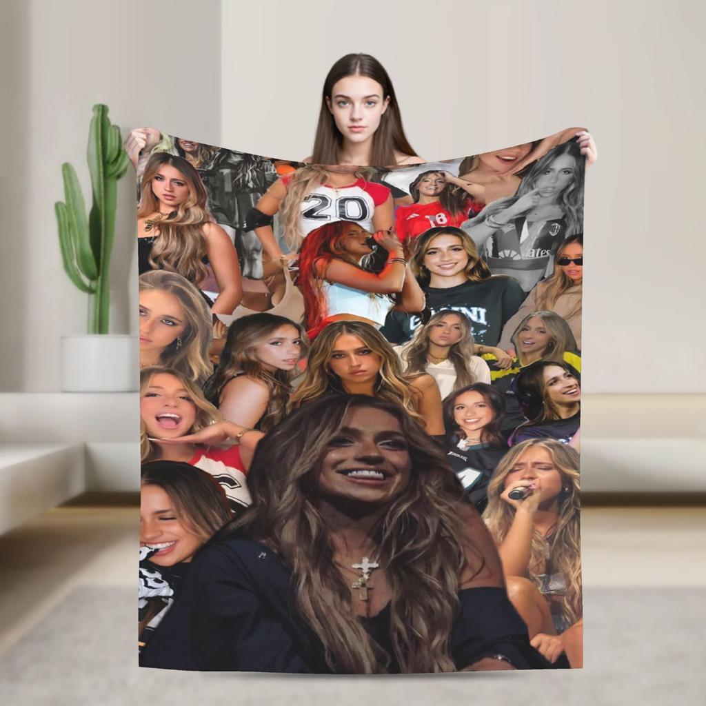 Miss Possessive Tour Tate McRae Super Weiche Decke Plüschdecke Flauschige Wohnzimmer Flanell Bettdecke Sofa Bettbezug