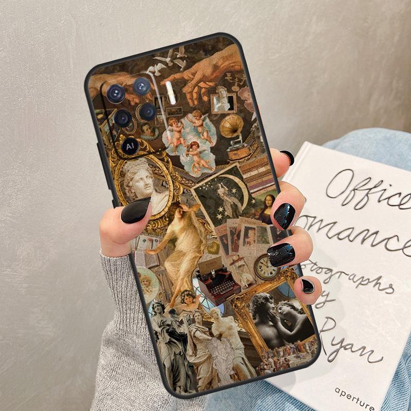 

Renaissance Famous painting Collage Case For Oppo A57 A17 A77 A18 A38 A58 A78 A98 A74 A54 A94 A80 A60 A40 A96 A76 A16 A15 A5 Pro OPPO A40 A40m