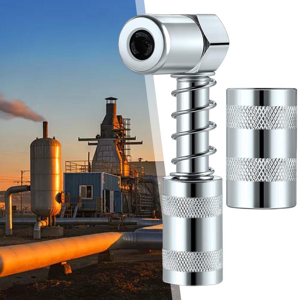 90 Graders Smørekobling Smørenippelverktøy Koblingsadapter Tilbehør