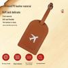 PU Leather Flip-style Luggage Tag - Anti-lost Suitcase Identification