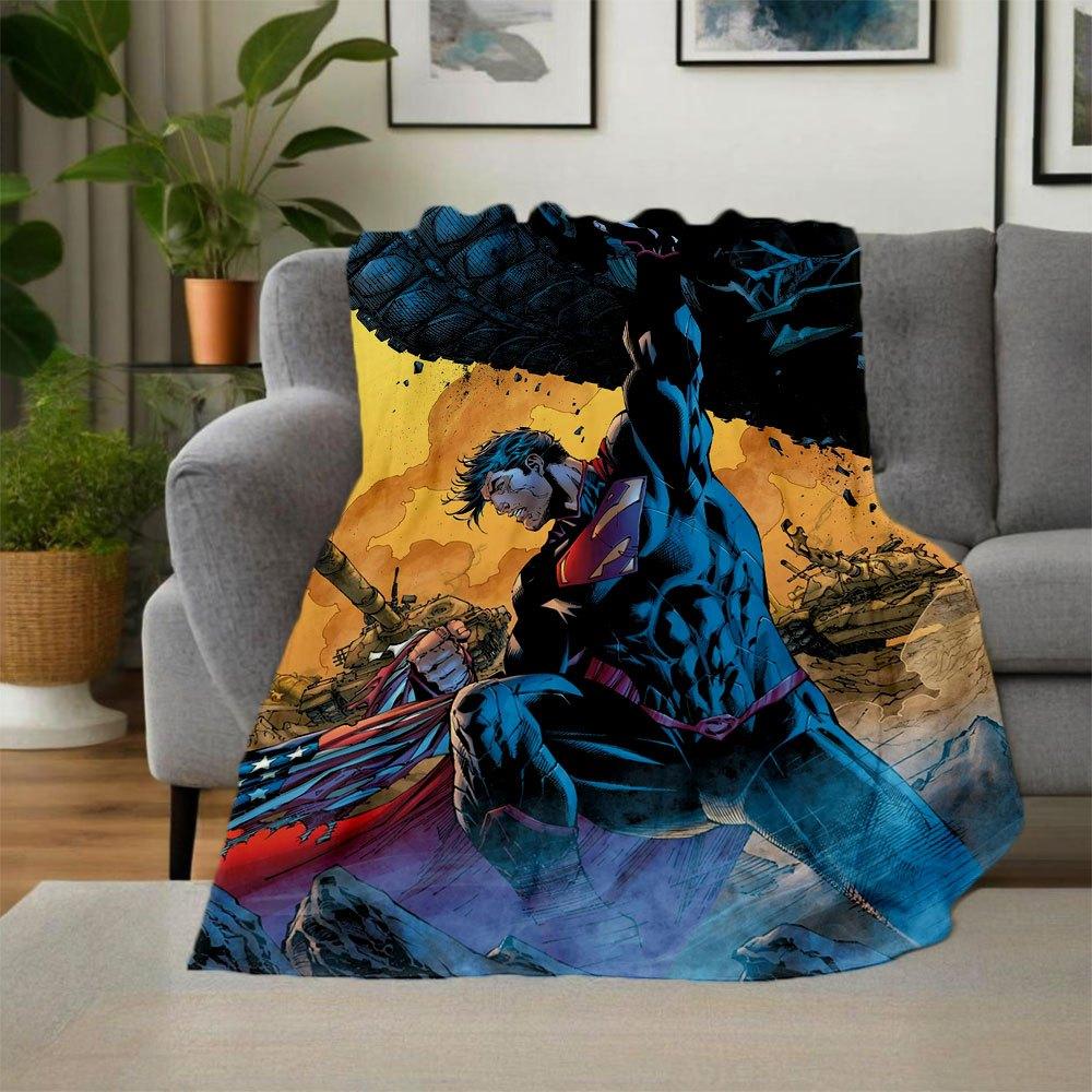 Superman: Red Son Limited Edition HardcoverBlanket Flannel Throw Blanket for Sofa, Bed, Travel, Camping, Office, Couch, Chair