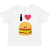 Inktastic I Love Cheeseburgers Toddler Kids Boys T-Shirt Food Humor Fast Ketchup Lettuce