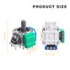 Replacement 3D Analog Hall Effect Joystick For Playstation 5 Game Controller Thumbstick Repair Parts For Ps5/Ps4/Xbox/Switch Pro